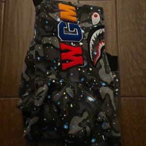 BAPE Space Camo Shark Full Zip Hoodie